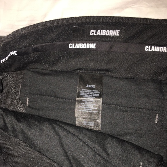 Claiborne mens pants flat front size 34/32 - Picture 2 of 4